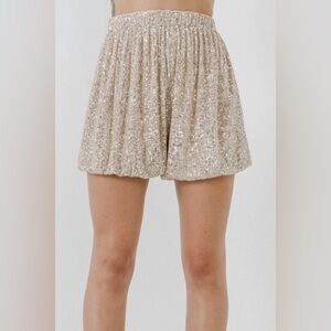 The Impeccable Pig Sequin Bubble Shorts